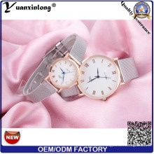 Yxl-639 Love de luxe Forever Fashion Wrist Stainless Steel Mesh Band Montre à poignet Couple pour les cadeaux de mariage